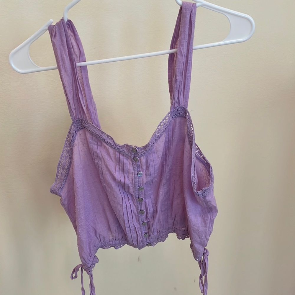 XS Purple Free People Top